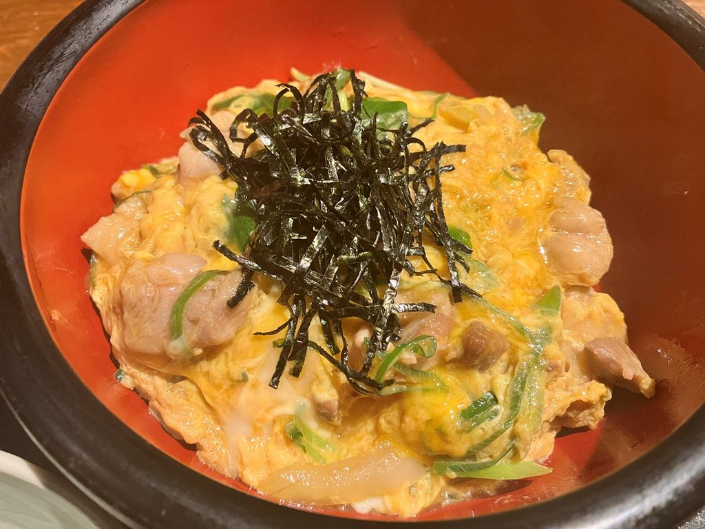 名古屋の樞名駅店で食べた純系名古屋コーチン親子丼