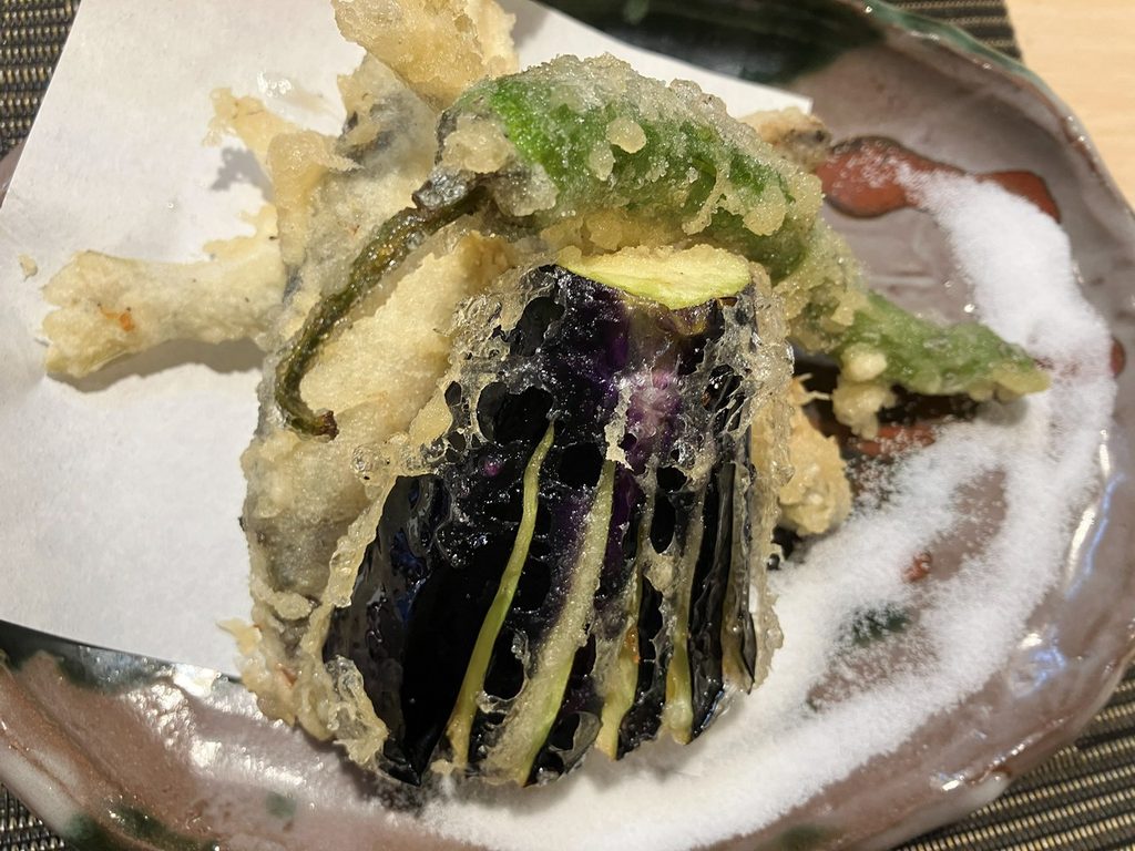 豊橋の居酒屋ろじわらで食べた天ぷら