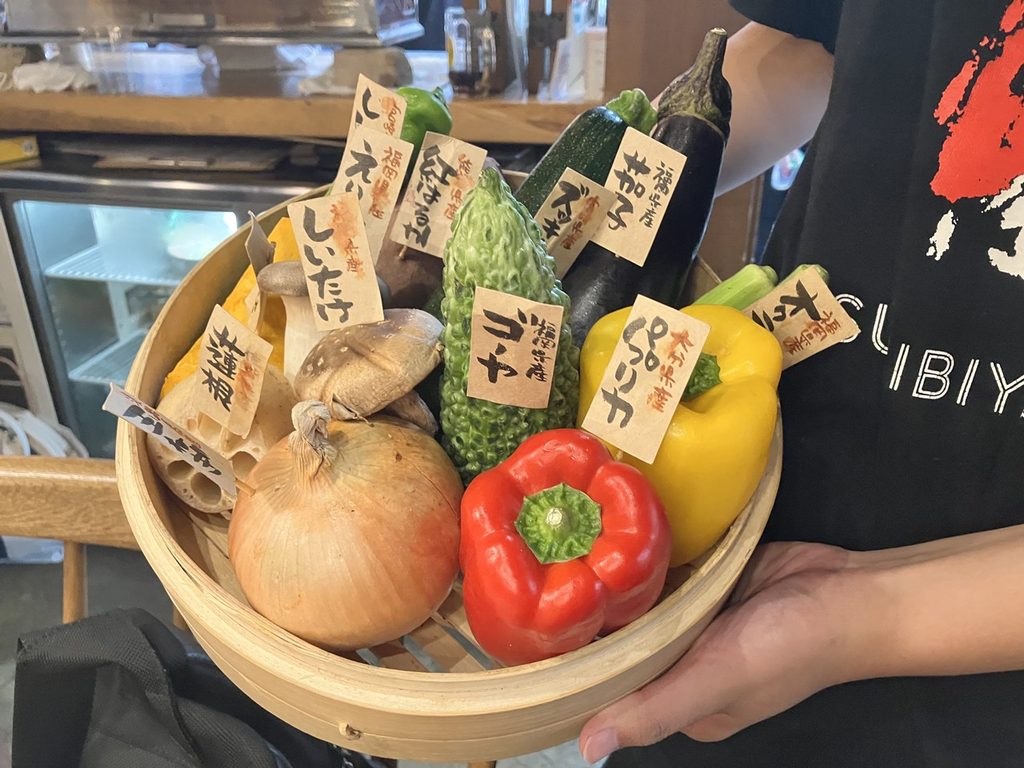 久留米の炭火焼一絆の野菜