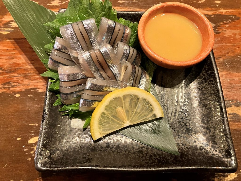 さつま居酒屋えご家で食べたきびなご刺身