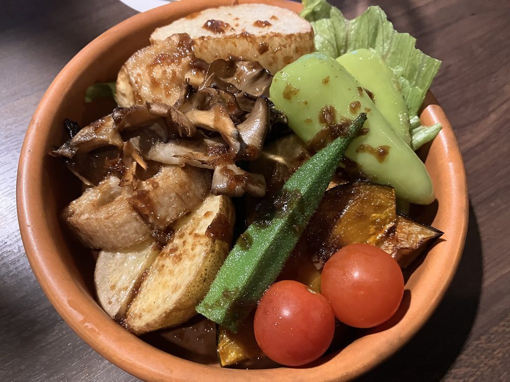 simaくうまで食べた野菜の盛り合わせ