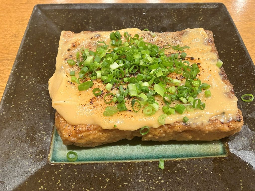 銚子のきょんまるで食べた厚揚げのみそ焼き