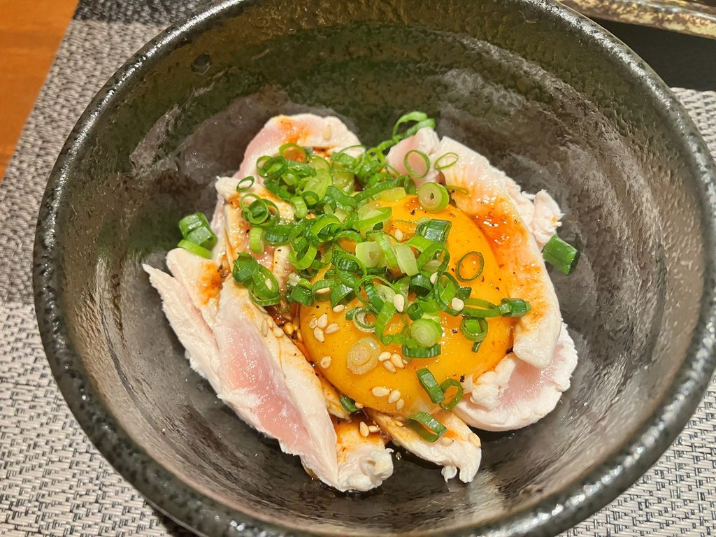 山口県の福の花徳山店の鶏料理