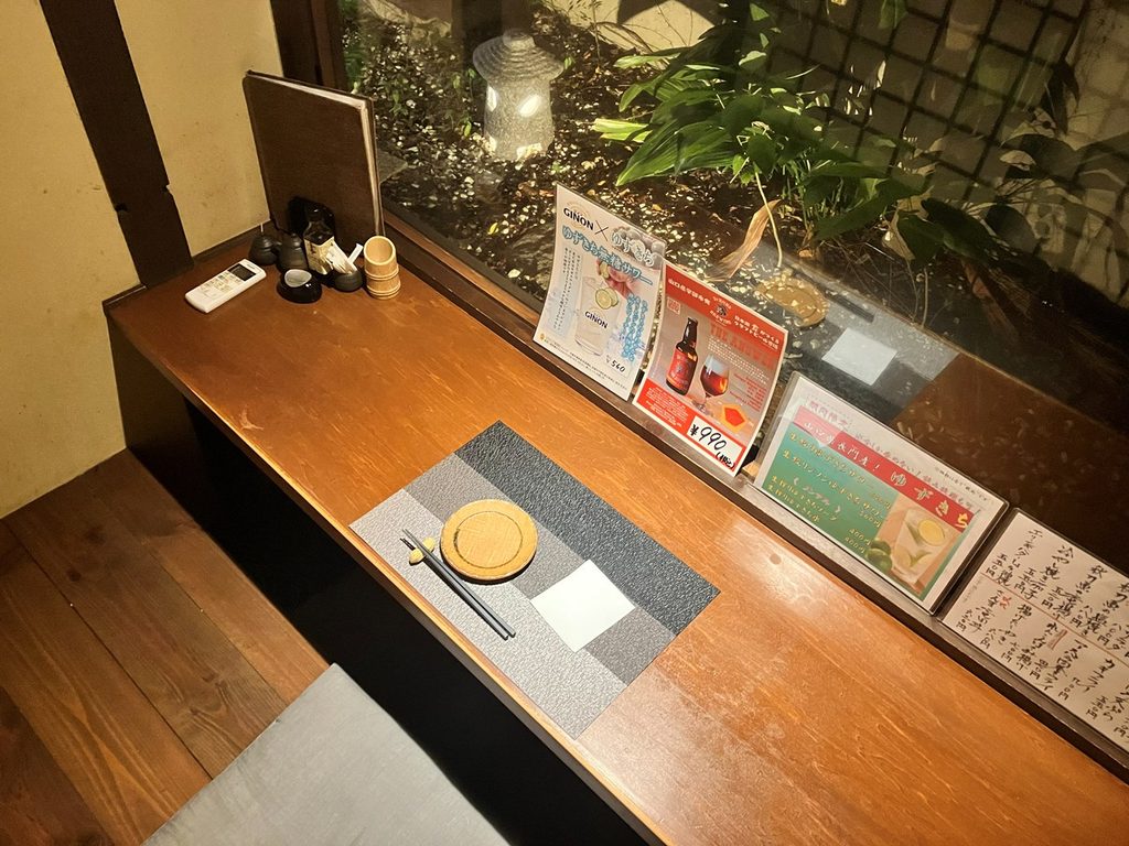 山口県の福の花徳山店の店内